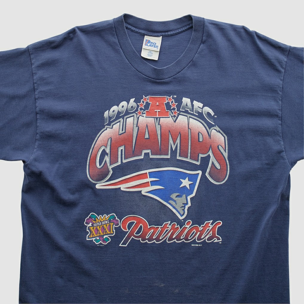 New England Patriots Pro Player 1996 T-shirt Navy Vintage - Fanatics