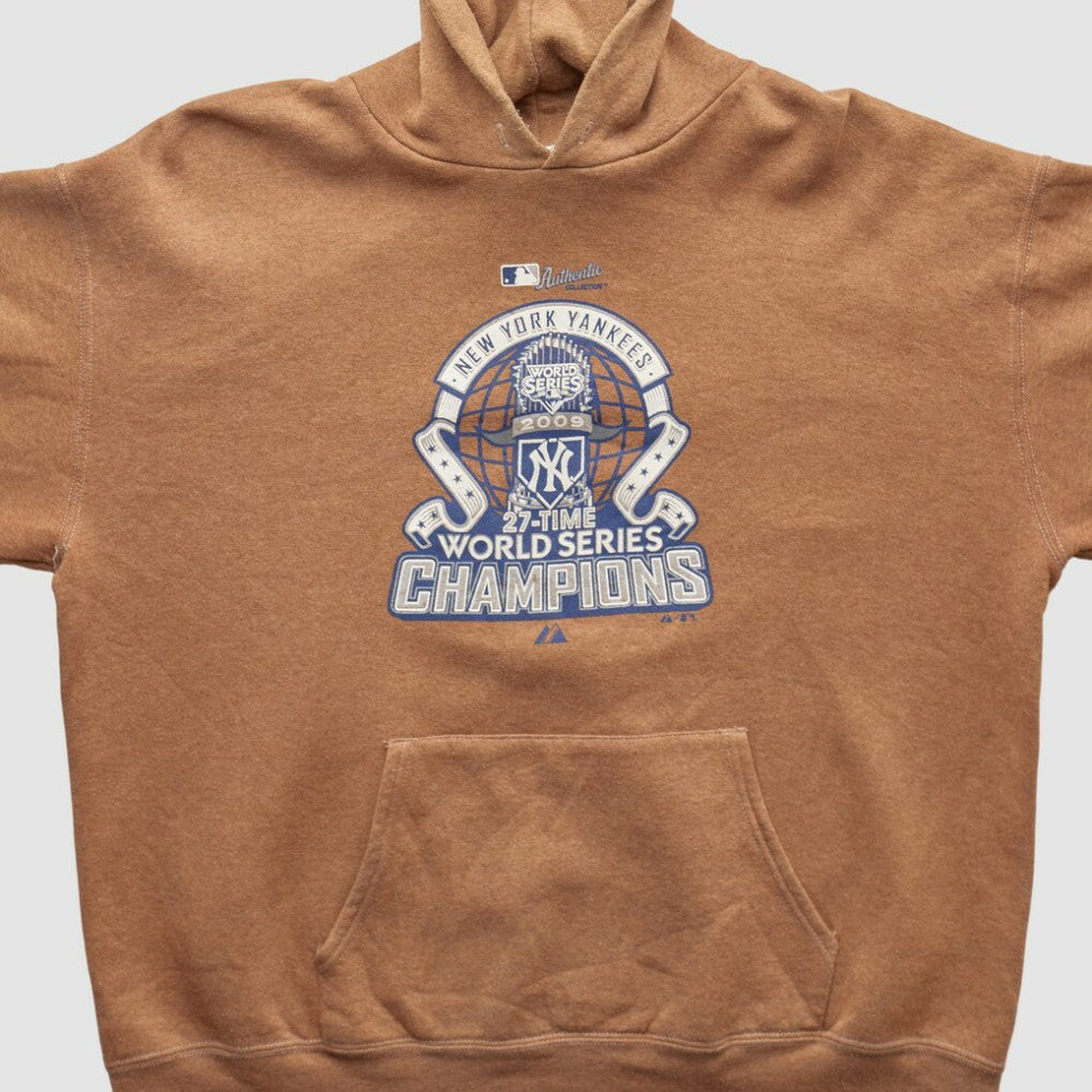 New York Yankees Majestic 2009 Hooded Pullover Sweatshirt On Sale