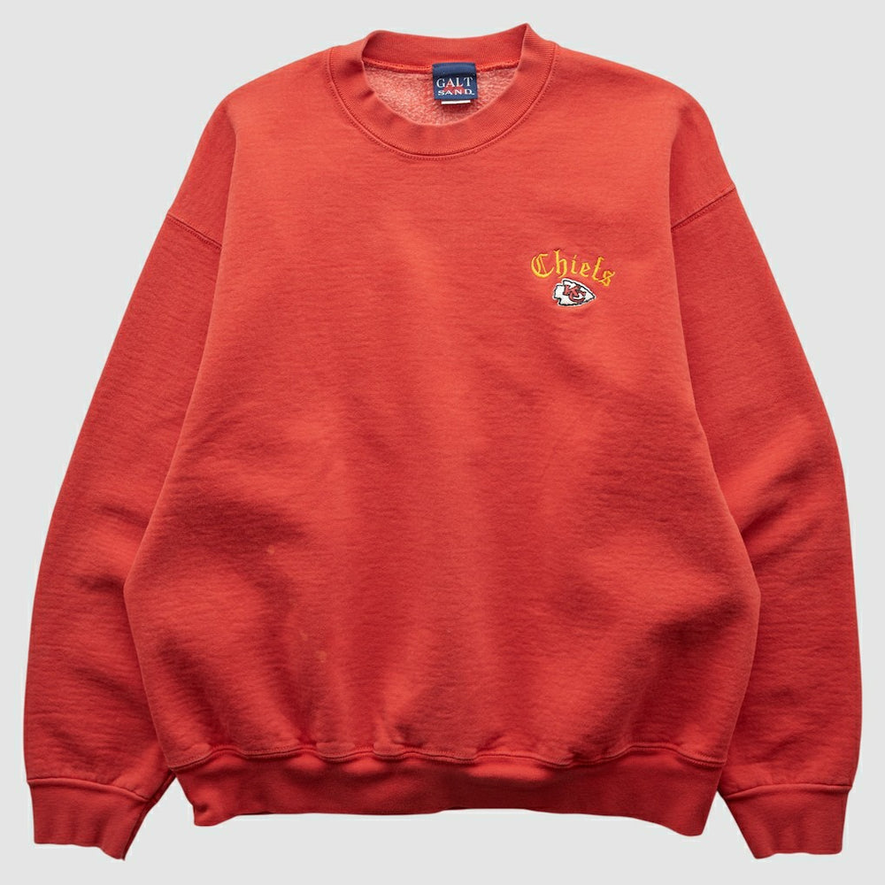 Kansas City Chiefs Galt Sand 90s Pullover Sweatshirt Red Vintage - Fanatics