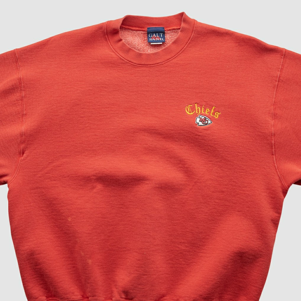Kansas City Chiefs Galt Sand 90s Pullover Sweatshirt Red Vintage - Fanatics