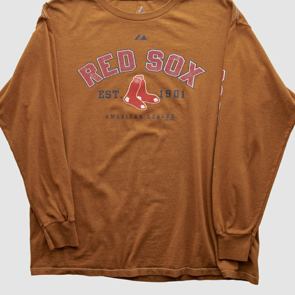 Boston Red Sox Majestic 2000s Long Sleeve T-shirt Online