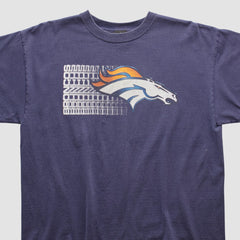 Denver Broncos NFL 2000s T-shirt Navy Vintage - Fanatics