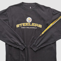 Pittsburgh Steelers NFL 2000s Long Sleeve T-shirt Black Vintage - Fanatics