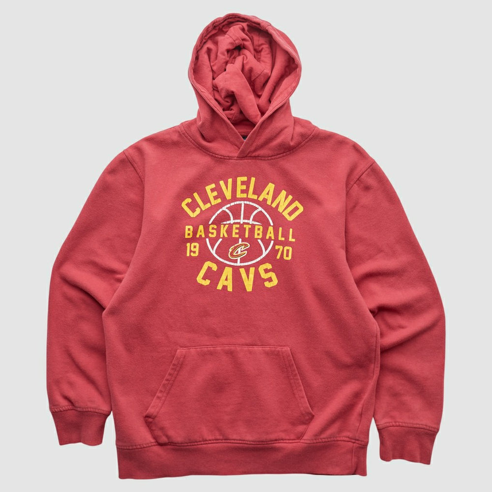 Vintage - Cleveland Cavaliers NBA 2010s Hooded Pullover Sweatshirt - Red Vintage