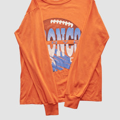 Denver Broncos NFL 90s Long Sleeve T-shirt Orange Vintage - Fanatics