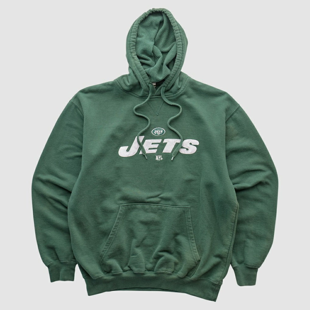 New York Jets NFL 2010s Hooded Pullover Sweatshirt Green Vintage - Fanatics