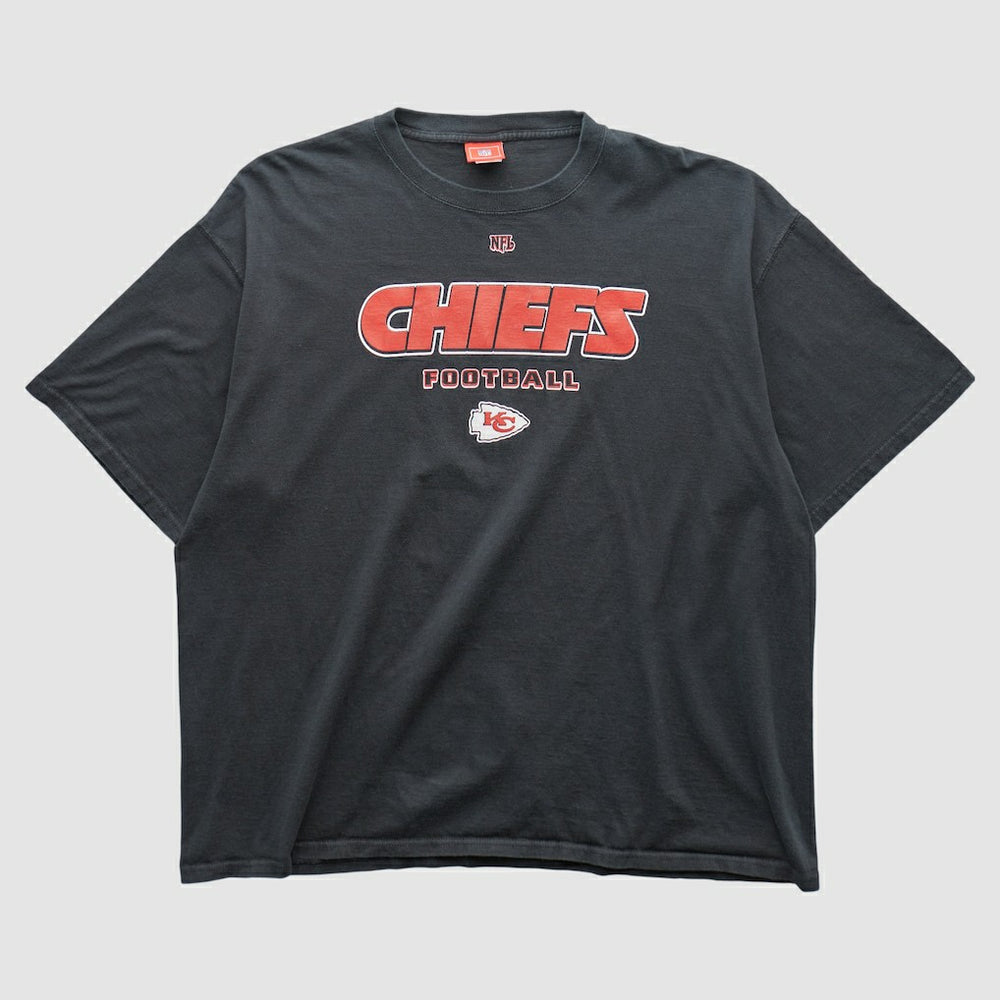 Kansas City Chiefs NFL 2000s T-shirt Black Vintage - Fanatics
