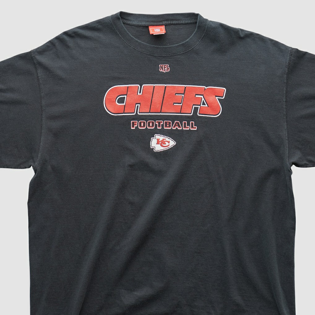 Kansas City Chiefs NFL 2000s T-shirt Black Vintage - Fanatics