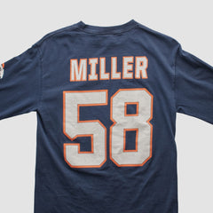 Denver Broncos NFL 2010s Long Sleeve T-shirt Navy Vintage - Fanatics