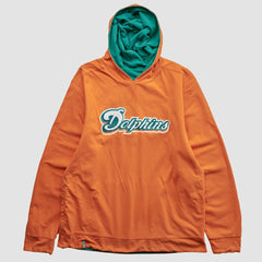 Miami Dolphins 2010s Hooded Pullover Sweatshirt Teal Vintage - Fanatics