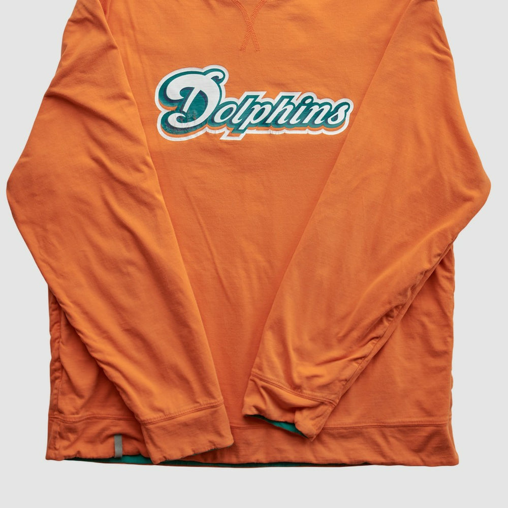 Miami Dolphins 2010s Hooded Pullover Sweatshirt Teal Vintage - Fanatics