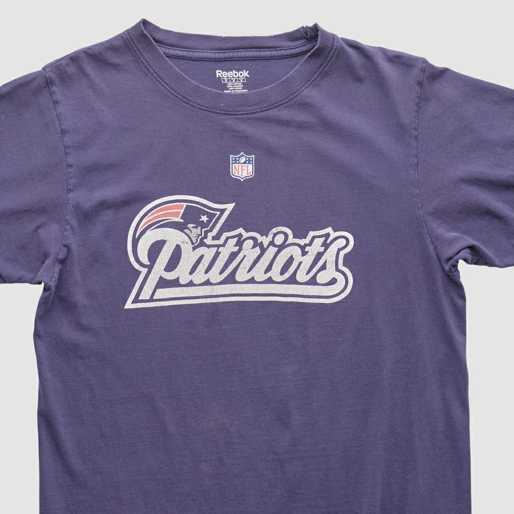 New England Patriots Reebok 2000s T-shirt Purple Vintage - Fanatics