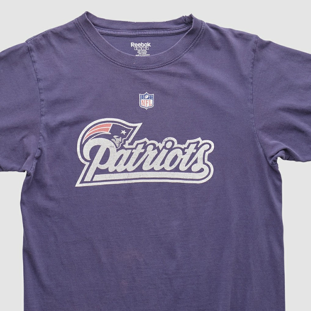New England Patriots Reebok 2000s T-shirt Purple Vintage - Fanatics