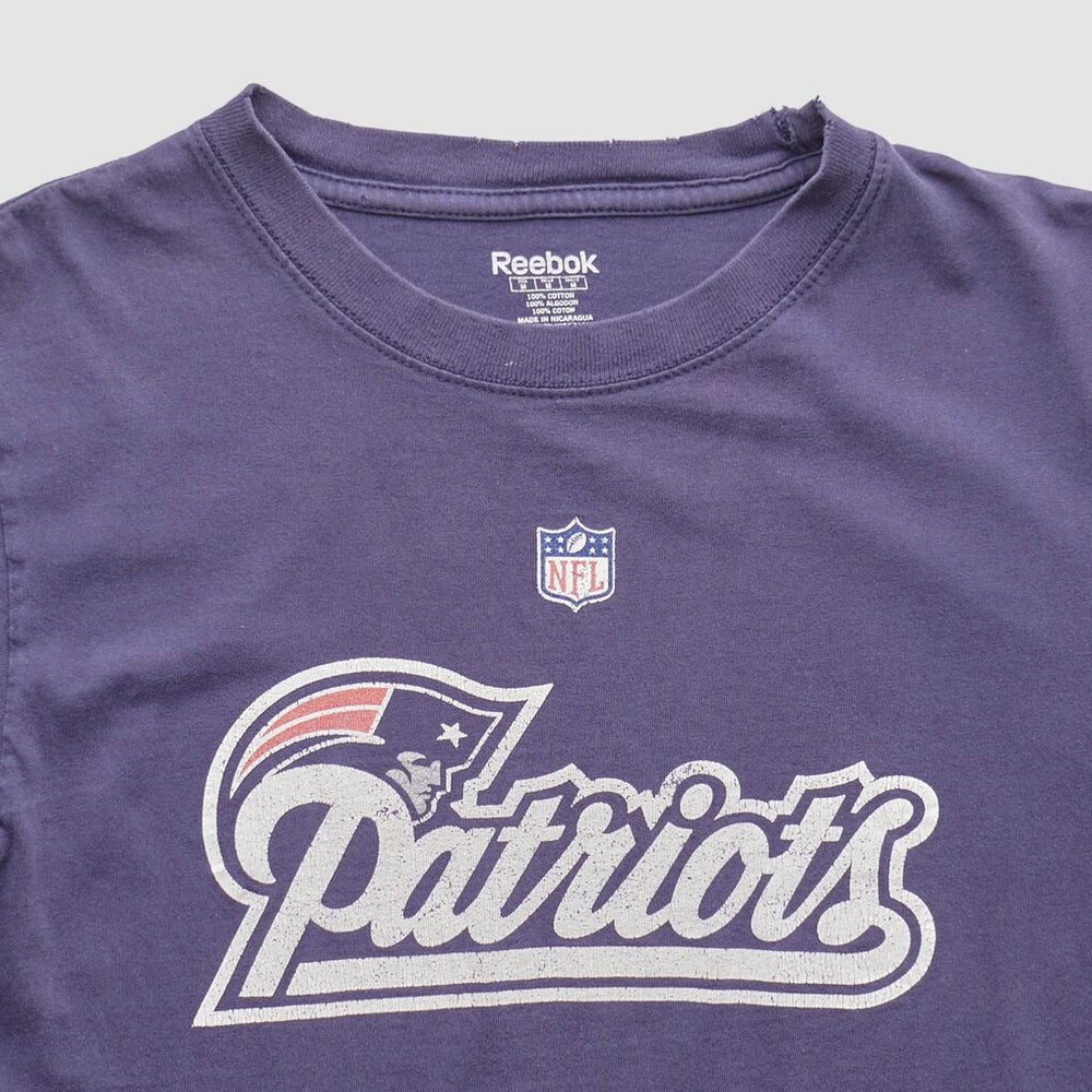 New England Patriots Reebok 2000s T-shirt Purple Vintage - Fanatics