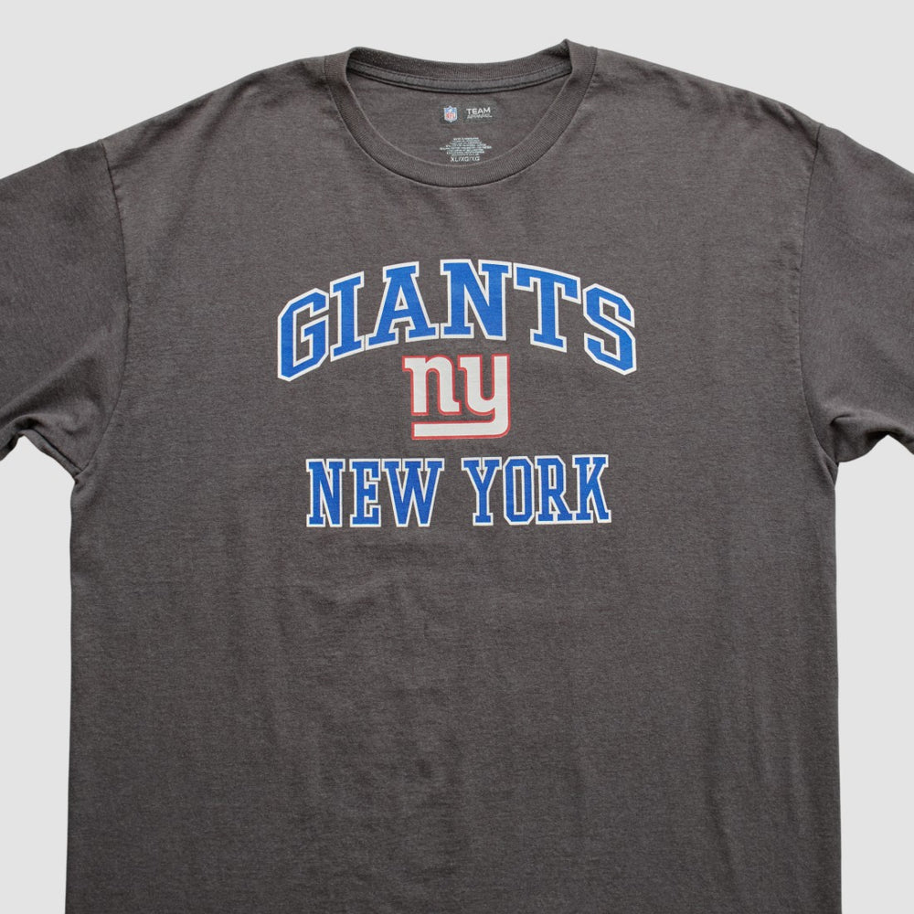 New York Giants NFL 2000s T-shirt Charcoal Vintage - Fanatics