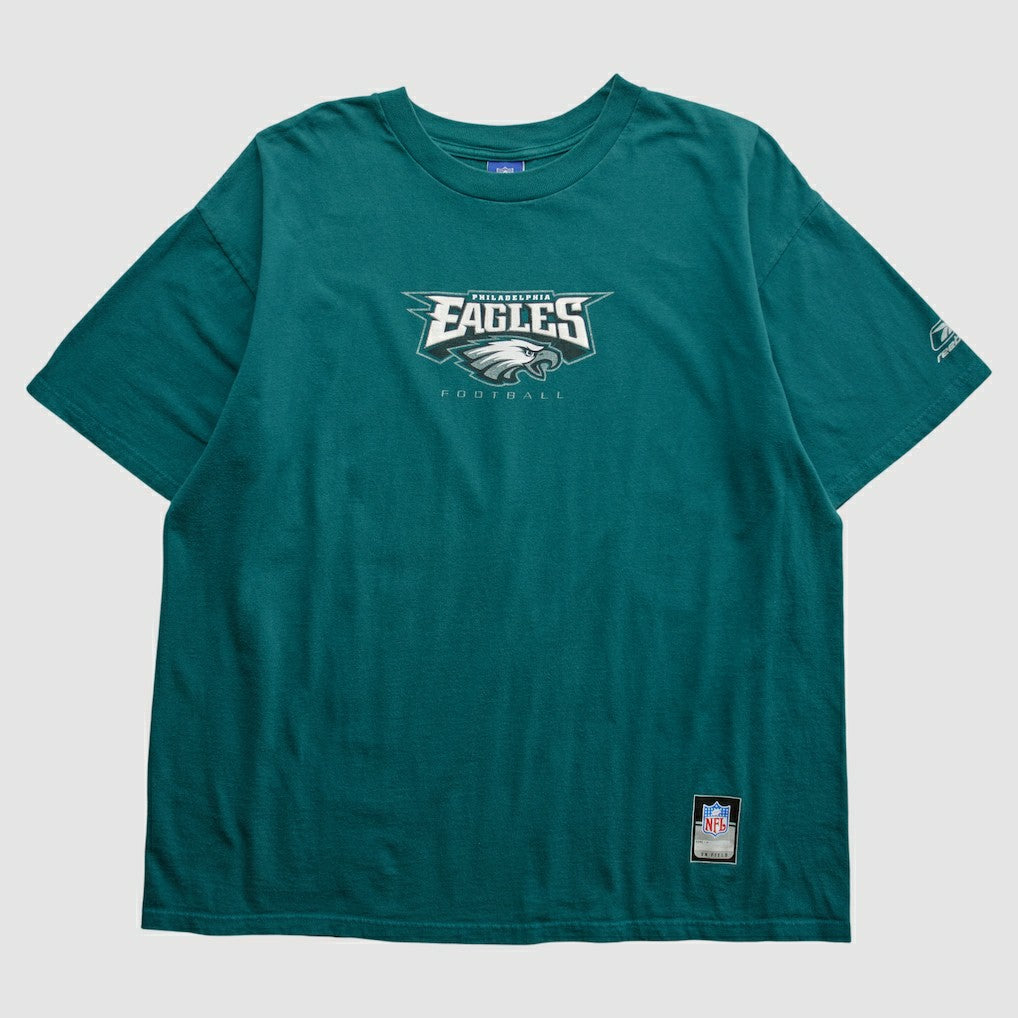Philadelphia Eagles Reebok 2000s T-shirt Teal Vintage - Fanatics