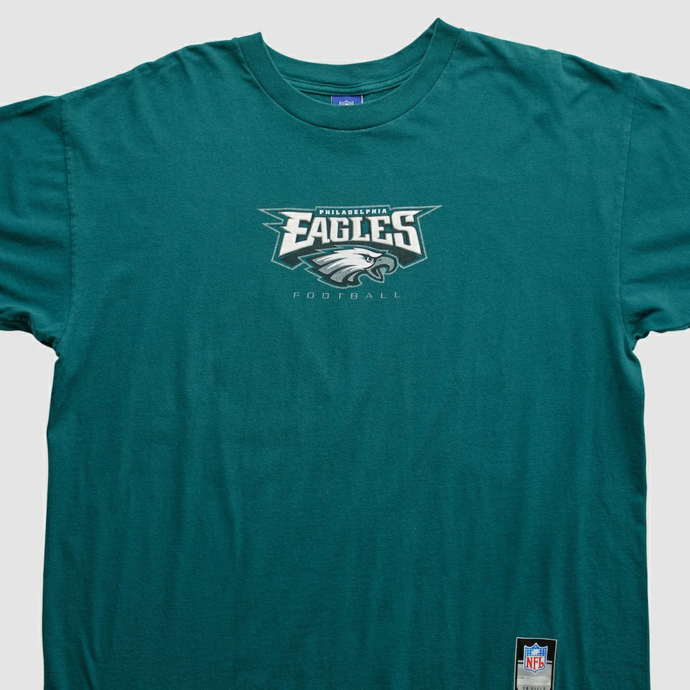Philadelphia Eagles Reebok 2000s T-shirt Teal Vintage - Fanatics