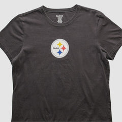 Pittsburgh Steelers Reebok 2000s T-shirt Black Vintage - Fanatics