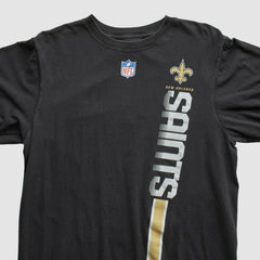 New Orleans Saints Reebok 2000s Long Sleeve T-shirt Black Vintage - Fanatics