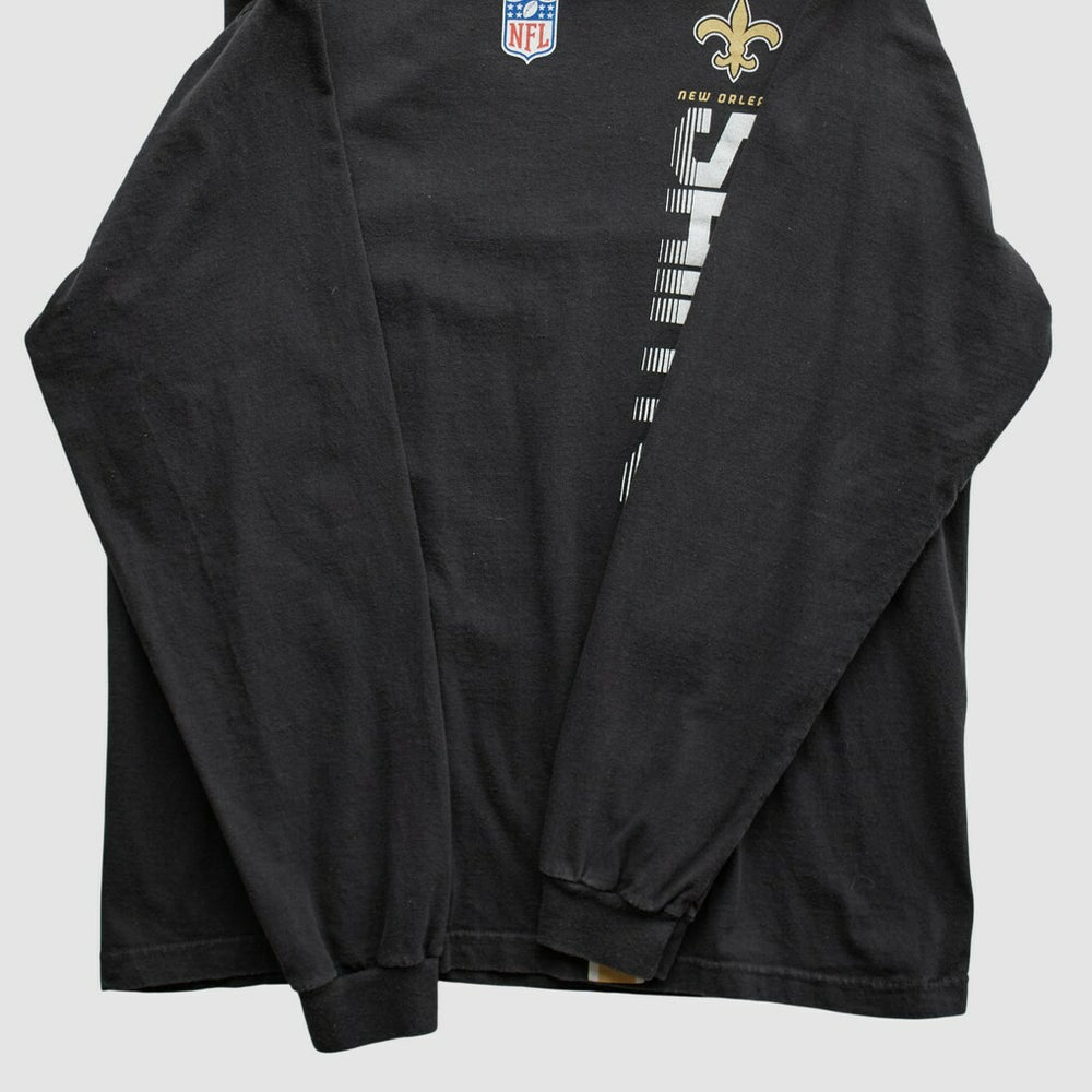 New Orleans Saints Reebok 2000s Long Sleeve T-shirt Black Vintage - Fanatics