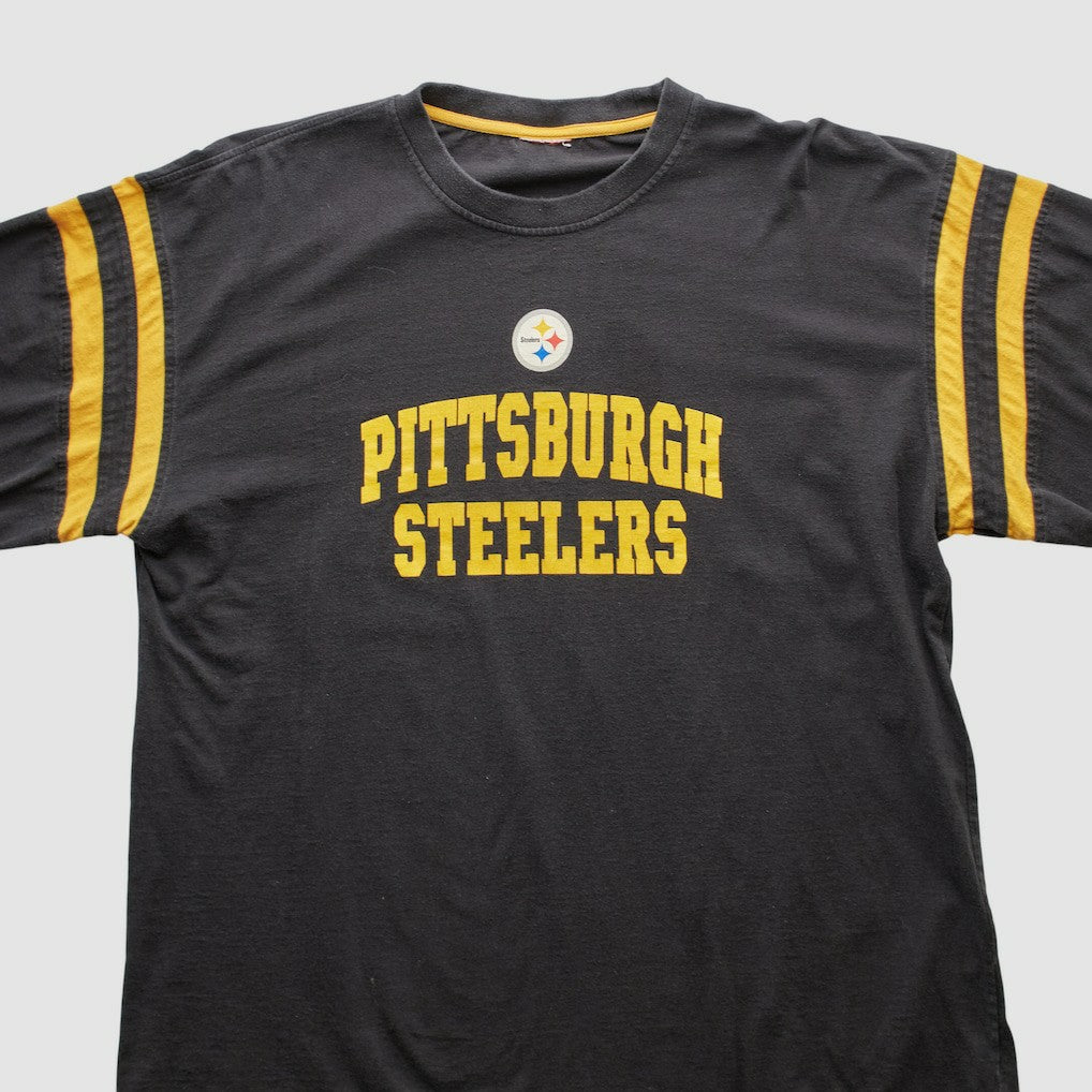 Pittsburgh Steelers 2000s Long Sleeve T-shirt Black Vintage - Fanatics