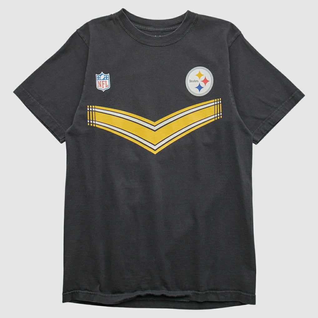 Pittsburgh Steelers Reebok 2000s T-shirt Black Vintage - Fanatics