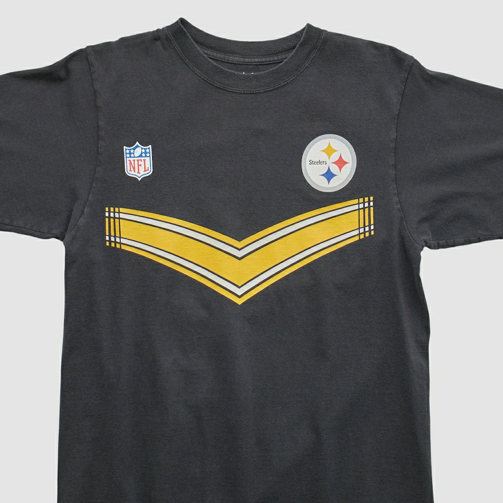Pittsburgh Steelers Reebok 2000s T-shirt Black Vintage - Fanatics