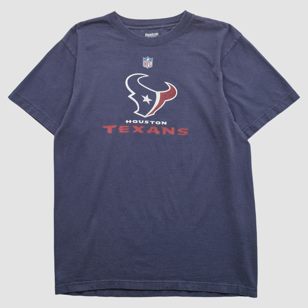 Houston Texans Reebok 2000s T-shirt Navy Vintage - Fanatics