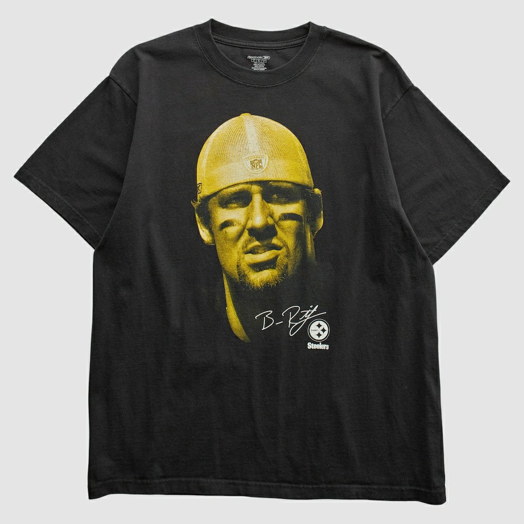 Pittsburgh Steelers Reebok 2000s T-shirt Black Vintage - Fanatics