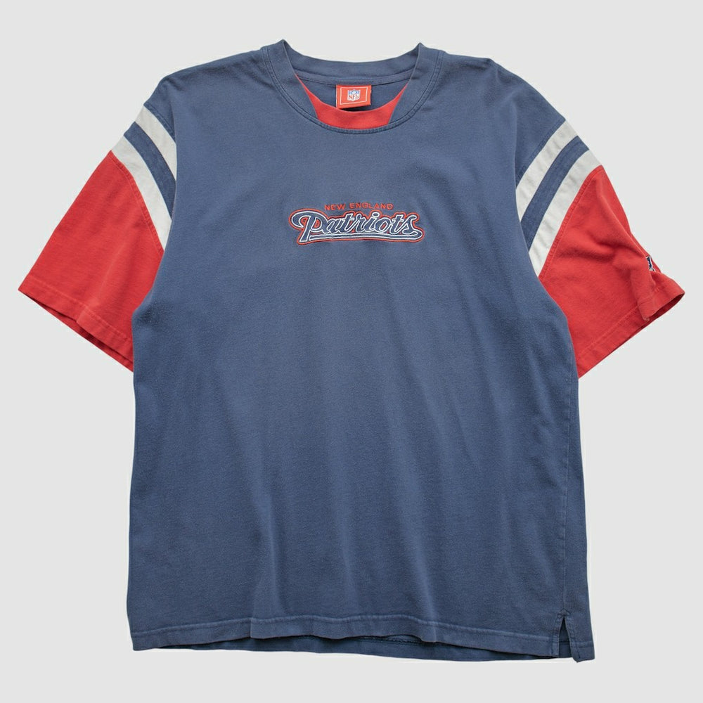 New England Patriots NFL 2000s T-shirt Navy Vintage - Fanatics