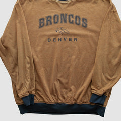 Denver Broncos 2000s Pullover Sweatshirt Tan Vintage - Fanatics