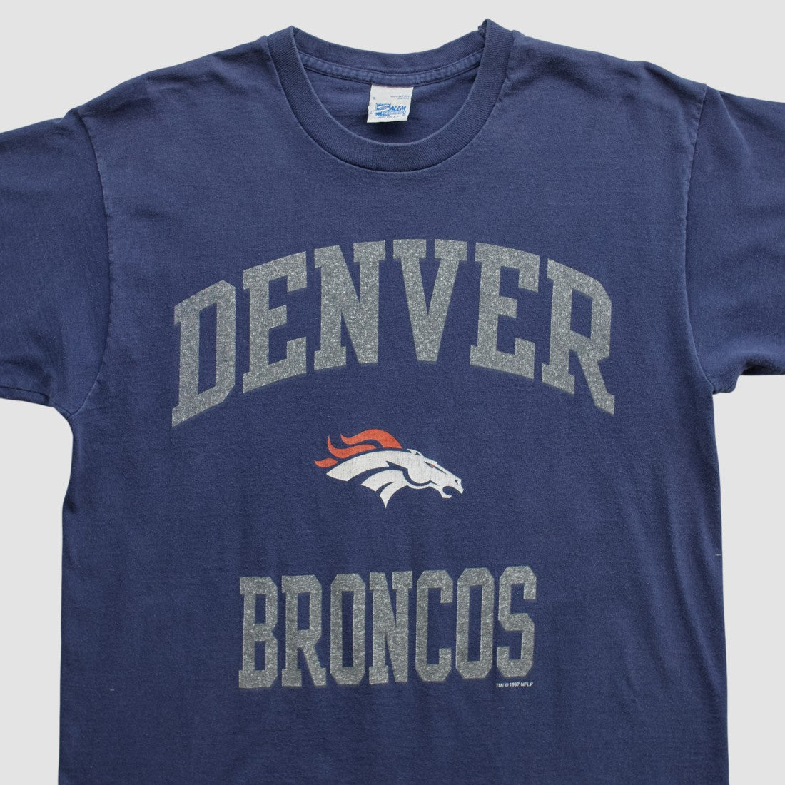 Denver Broncosm Sportswear 90s T-shirt Navy Vintage - Fanatics