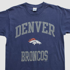 Denver Broncosm Sportswear 90s T-shirt Navy Vintage - Fanatics