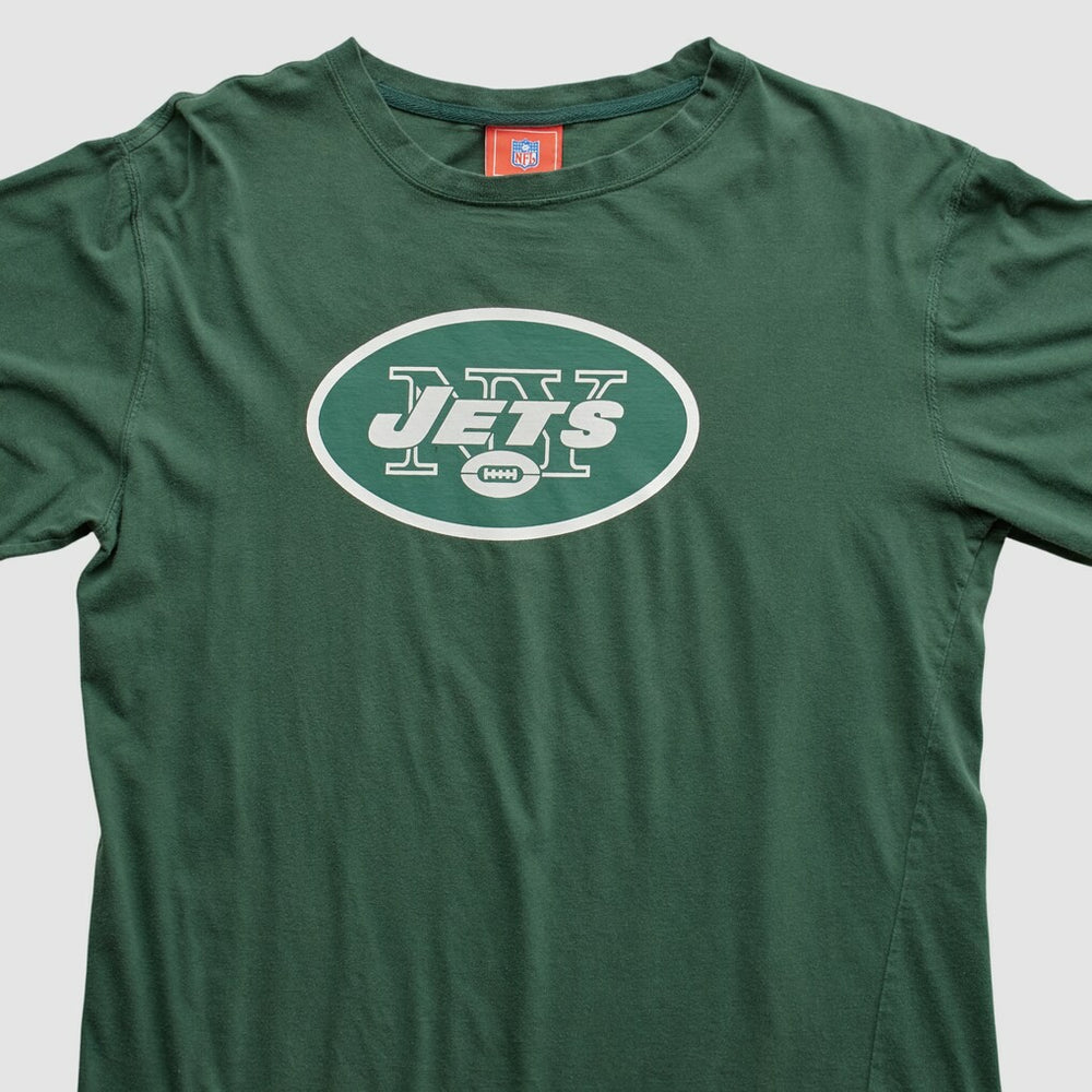 New York Jets NFL 2000s Long Sleeve T-shirt Green Vintage - Fanatics