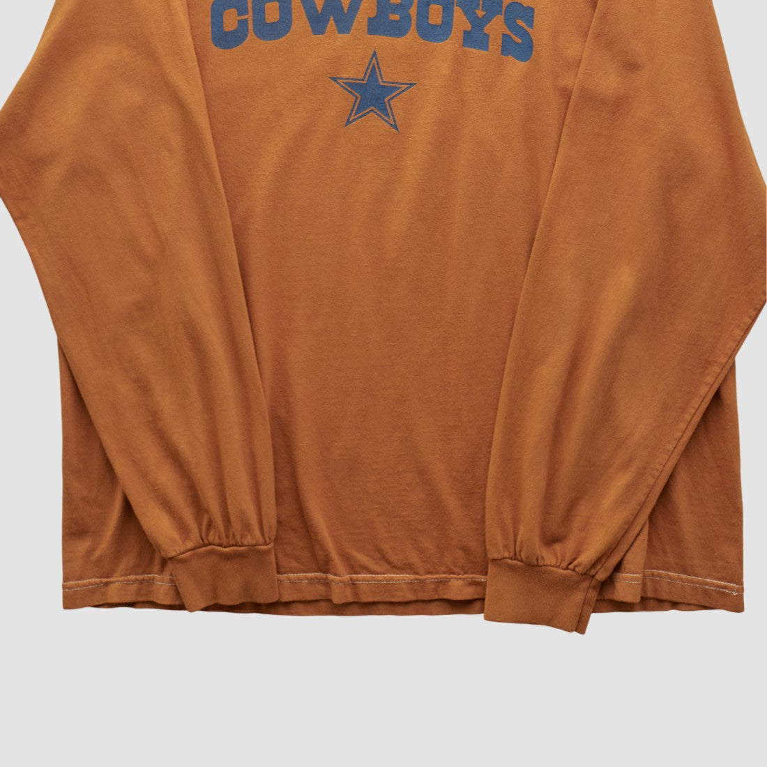 Dallas Cowboys 2000s Long Sleeve T-shirt Orange Vintage - Fanatics