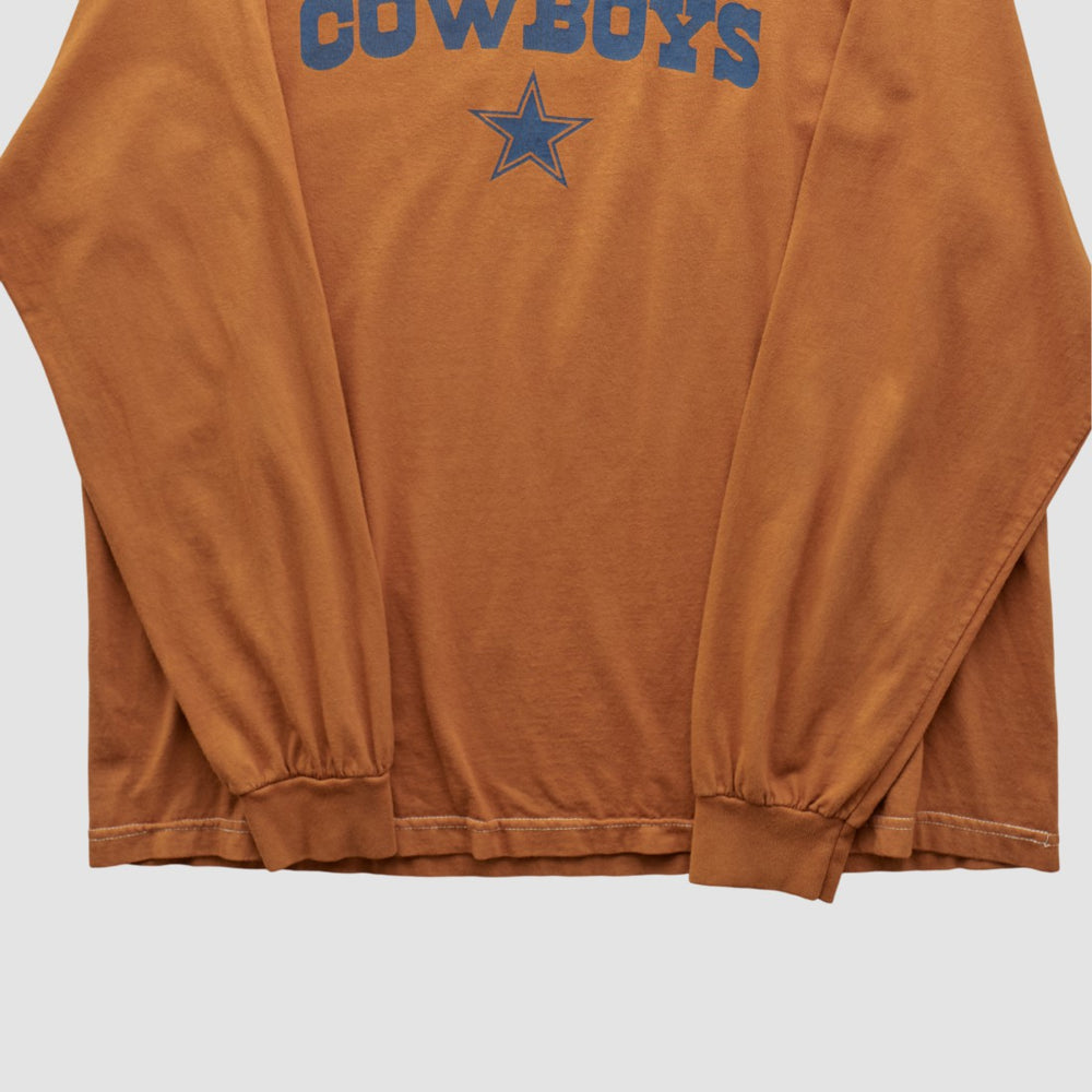Dallas Cowboys 2000s Long Sleeve T-shirt Orange Vintage - Fanatics