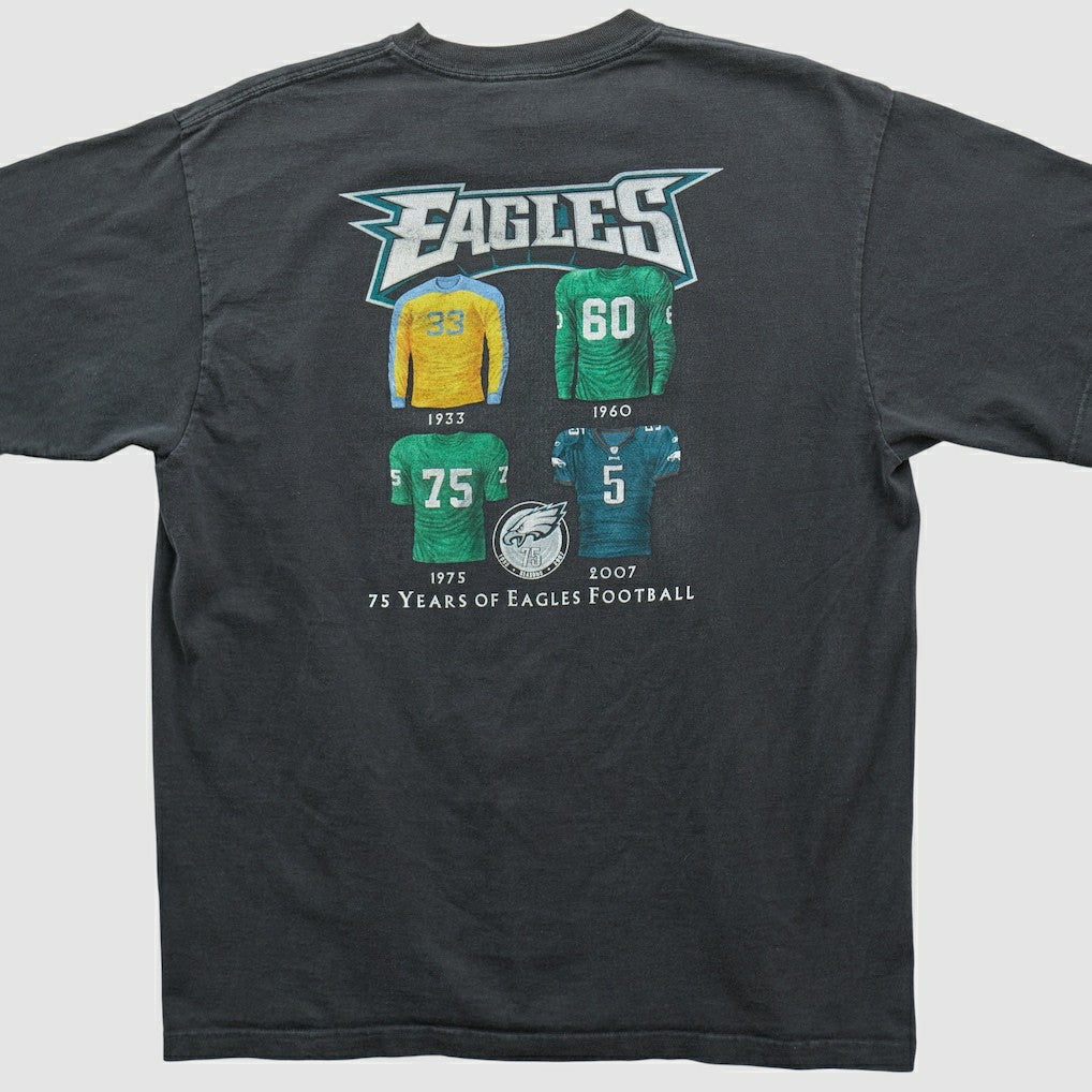 Philadelphia Eagles Realtree 2007 T-shirt Charcoal Vintage - Fanatics