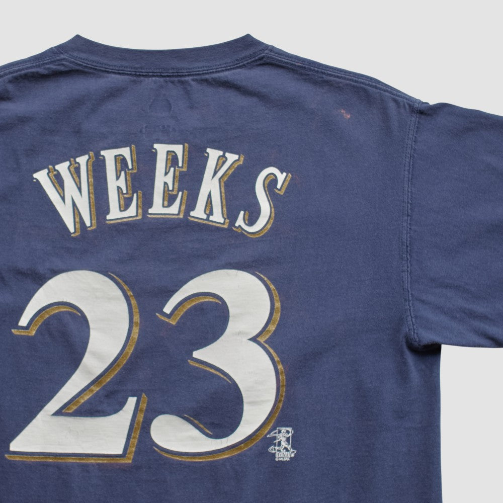 Milwaukee Brewers Majestic 2000s T-shirt for sale
