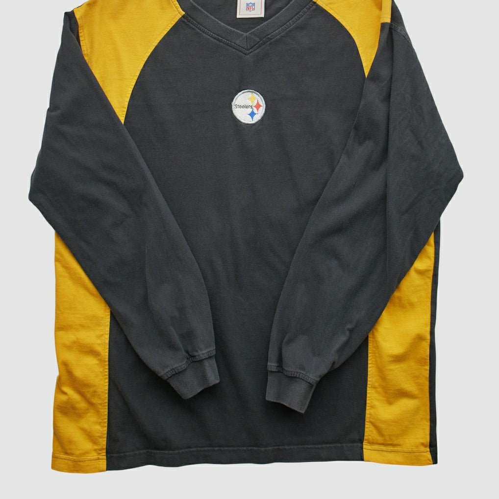 Pittsburgh Steelers NFL 2000s Pullover Sweatshirt Black Vintage - Fanatics