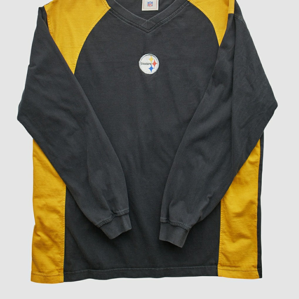 Pittsburgh Steelers NFL 2000s Pullover Sweatshirt Black Vintage - Fanatics