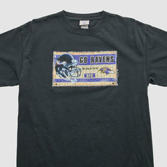 Baltimore Ravens NFL 2000s T-shirt Black Vintage - Fanatics
