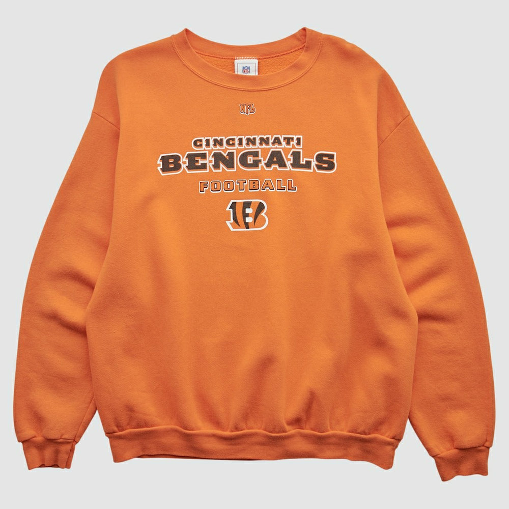 Cincinnati Bengals NFL 2000s Pullover Sweatshirt Orange Vintage - Fanatics