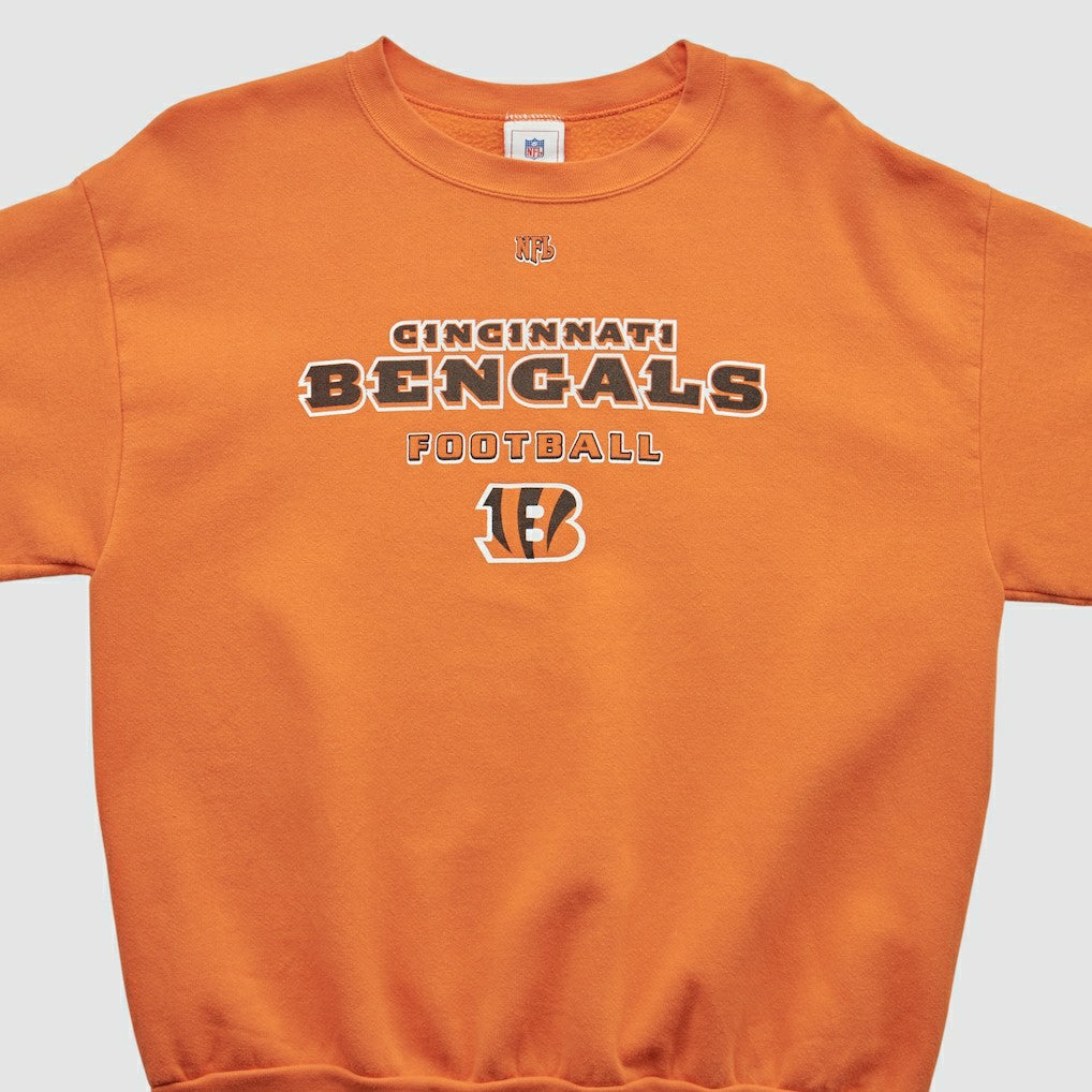 Cincinnati Bengals NFL 2000s Pullover Sweatshirt Orange Vintage - Fanatics