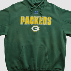 Green Bay Packers NFL 2010s Hooded Pullover Sweatshirt Green Vintage - Fanatics