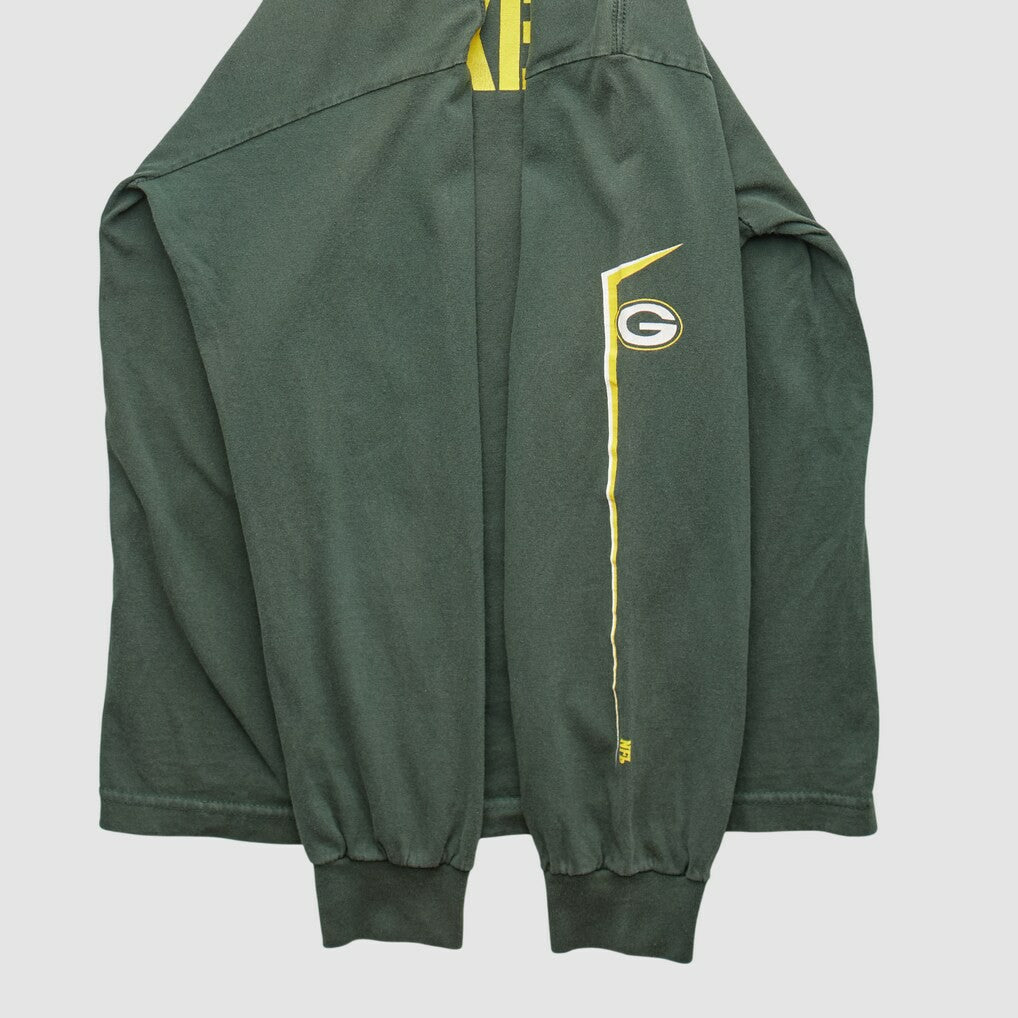 Green Bay Packers NFL 2000s Long Sleeve T-shirt Green Vintage - Fanatics