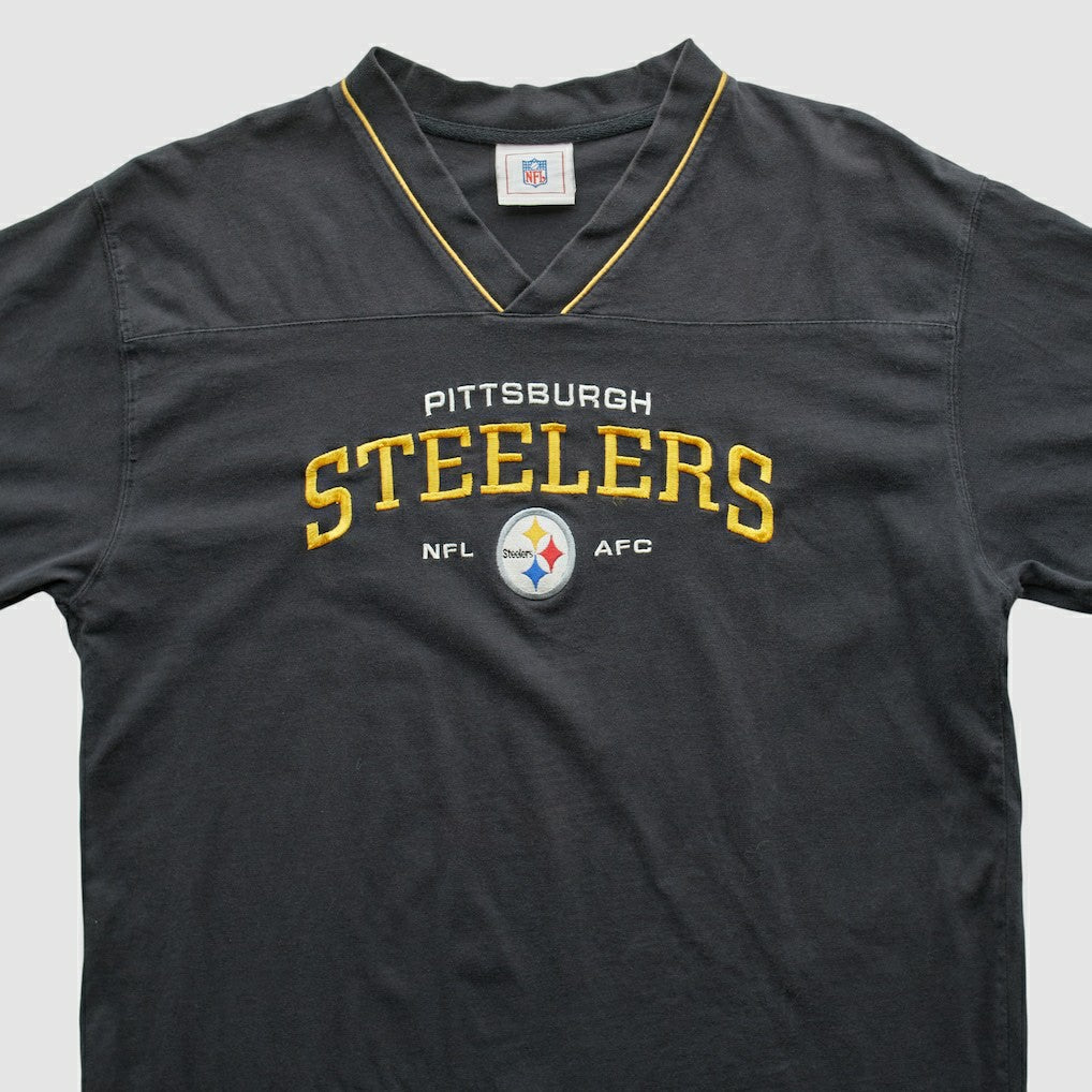 Pittsburgh Steelers NFL 2000s T-shirt Black Vintage - Fanatics