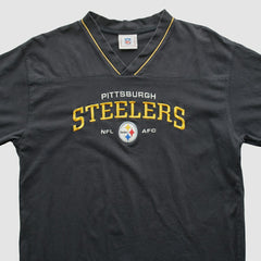 Pittsburgh Steelers NFL 2000s T-shirt Black Vintage - Fanatics