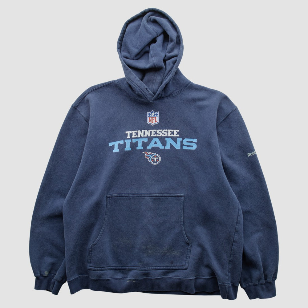 Tennessee Titans Reebok 2000s Hooded Pullover Sweatshirt Navy Vintage - Fanatics