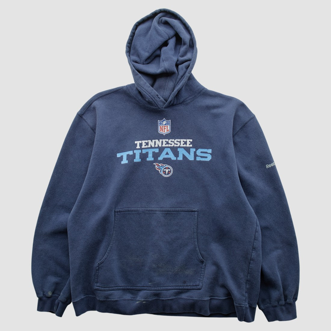 Tennessee Titans Reebok 2000s Hooded Pullover Sweatshirt Navy Vintage - Fanatics