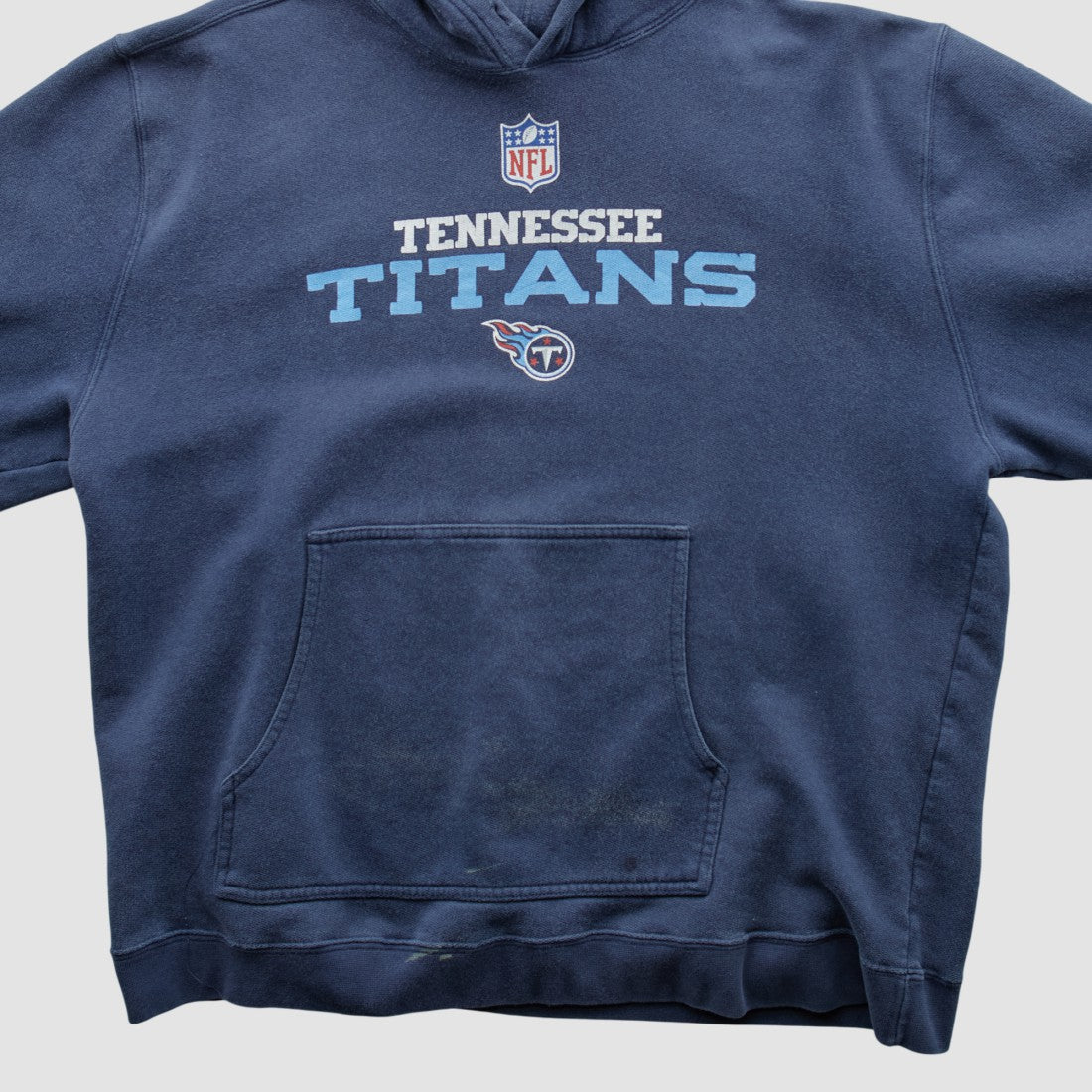 Tennessee Titans Reebok 2000s Hooded Pullover Sweatshirt Navy Vintage - Fanatics